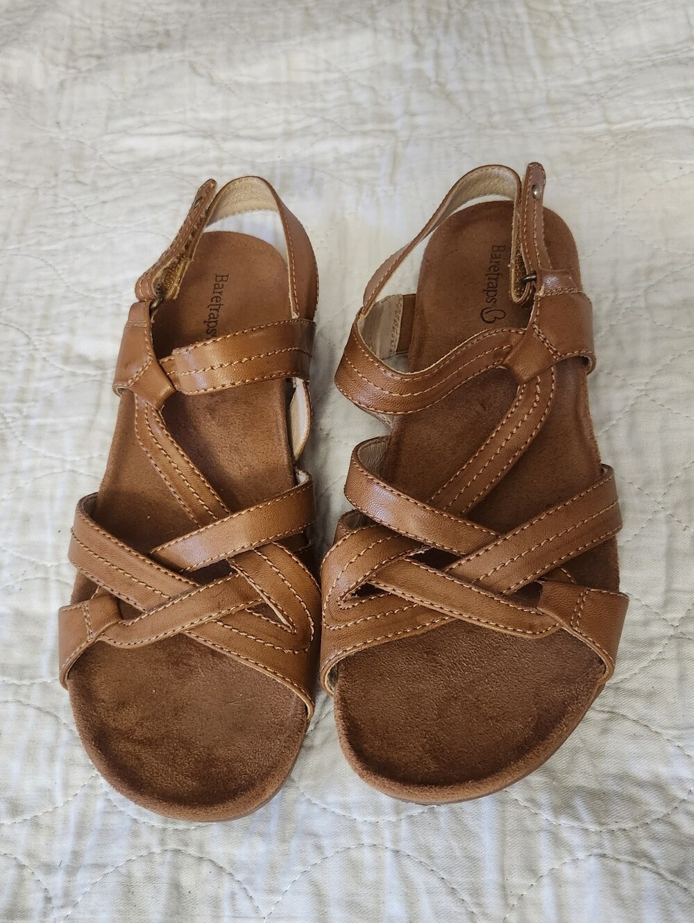 Baretraps Sandals 8M Brown Adjustable Strap  Sandal Jordyn 8M